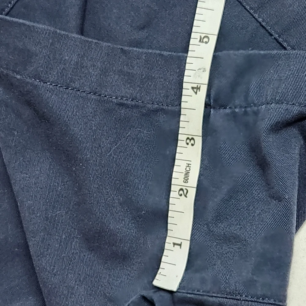 Natural Reflections twill shorts navy 12 - Picture 7 of 8